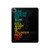 S3523 Think Positive Words Quotes Hülle Schutzhülle Taschen für iPad Pro 12.9 (2022, 2021, 2020, 2018), iPad Air 13 (2025, 2024)