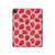 S3719 Strawberry Pattern Hülle Schutzhülle Taschen für iPad Pro 12.9 (2022, 2021, 2020, 2018), iPad Air 13 (2025, 2024)