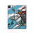 S3731 Tarot Card Knight of Swords Hülle Schutzhülle Taschen für iPad Pro 12.9 (2022, 2021, 2020, 2018), iPad Air 13 (2025, 2024)