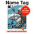 S3731 Tarot Card Knight of Swords Hülle Schutzhülle Taschen für iPad Pro 12.9 (2022, 2021, 2020, 2018), iPad Air 13 (2025, 2024)