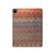 S3752 Zigzag Fabric Pattern Graphic Printed Hülle Schutzhülle Taschen für iPad Pro 12.9 (2022, 2021, 2020, 2018), iPad Air 13 (2025, 2024)