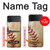 S0064 Baseball Hülle Schutzhülle Taschen für Samsung Galaxy Z Flip 3 5G