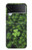 S0358 Clover Lucky Leaf Hülle Schutzhülle Taschen für Samsung Galaxy Z Flip 3 5G