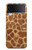 S0422 Giraffe Skin Hülle Schutzhülle Taschen für Samsung Galaxy Z Flip 3 5G