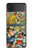 S0454 Japan Tattoo Case For Samsung Galaxy Z Flip 3 5G