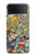 S0454 Japan Tattoo Hülle Schutzhülle Taschen für Samsung Galaxy Z Flip 3 5G