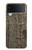 S0598 Wood Graphic Printed Hülle Schutzhülle Taschen für Samsung Galaxy Z Flip 3 5G