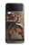 S0796 Japan Red Samurai Hülle Schutzhülle Taschen für Samsung Galaxy Z Flip 3 5G