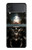 S1027 Hardcore Metal Skull Case For Samsung Galaxy Z Flip 3 5G