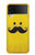 S1145 Yellow Mustache Sun Hülle Schutzhülle Taschen für Samsung Galaxy Z Flip 3 5G
