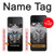 S1434 Skull Wing Tattoo Biker Hülle Schutzhülle Taschen für Samsung Galaxy Z Flip 3 5G