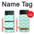 S1723 Mint Chevron Zigzag Hülle Schutzhülle Taschen für Samsung Galaxy Z Flip 3 5G