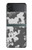 S2186 Gray Camo Camouflage Graphic Printed Case For Samsung Galaxy Z Flip 3 5G