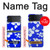 S2244 Hawaiian Hibiscus Blue Pattern Hülle Schutzhülle Taschen für Samsung Galaxy Z Flip 3 5G