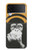 S2324 Funny Monkey with Headphone Pop Music Hülle Schutzhülle Taschen für Samsung Galaxy Z Flip 3 5G