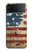 S2349 Old American Flag Hülle Schutzhülle Taschen für Samsung Galaxy Z Flip 3 5G