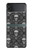 S2371 Skull Vintage Monochrome Pattern Case For Samsung Galaxy Z Flip 3 5G