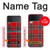 S2374 Tartan Red Pattern Hülle Schutzhülle Taschen für Samsung Galaxy Z Flip 3 5G