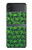 S2666 Marijuana Pattern Case For Samsung Galaxy Z Flip 3 5G