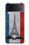 S2859 Vintage France Flag Eiffel Tower Hülle Schutzhülle Taschen für Samsung Galaxy Z Flip 3 5G