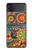 S3272 Colorful Pattern Case For Samsung Galaxy Z Flip 3 5G