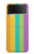 S3678 Colorful Rainbow Vertical Hülle Schutzhülle Taschen für Samsung Galaxy Z Flip 3 5G
