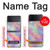 S3706 Pastel Rainbow Galaxy Pink Sky Hülle Schutzhülle Taschen für Samsung Galaxy Z Flip 3 5G