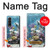 S0227 Aquarium 2 Hülle Schutzhülle Taschen für Samsung Galaxy Z Fold 3 5G