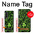 S0358 Clover Lucky Leaf Hülle Schutzhülle Taschen für Samsung Galaxy Z Fold 3 5G
