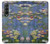 S0997 Claude Monet Water Lilies Hülle Schutzhülle Taschen für Samsung Galaxy Z Fold 3 5G