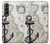 S1962 Nautical Chart Hülle Schutzhülle Taschen für Samsung Galaxy Z Fold 3 5G