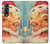 S2840 Christmas Vintage Santa Hülle Schutzhülle Taschen für Samsung Galaxy Z Fold 3 5G