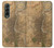 S3230 Vintage Map of London Hülle Schutzhülle Taschen für Samsung Galaxy Z Fold 3 5G