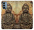 S0344 Buddha Rock Carving Hülle Schutzhülle Taschen für OnePlus Nord N200 5G