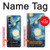 S0582 Van Gogh Starry Nights Hülle Schutzhülle Taschen für OnePlus Nord N200 5G