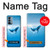 S0843 Blue Whale Hülle Schutzhülle Taschen für OnePlus Nord N200 5G