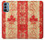 S1603 Canada Flag Old Vintage Hülle Schutzhülle Taschen für OnePlus Nord N200 5G