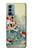 S1654 Koi Carp Fish Art Painting Hülle Schutzhülle Taschen für OnePlus Nord N200 5G