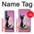 S1832 Love Cat Hülle Schutzhülle Taschen für OnePlus Nord N200 5G