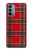 S2374 Tartan Red Pattern Hülle Schutzhülle Taschen für OnePlus Nord N200 5G