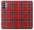 S2374 Tartan Red Pattern Hülle Schutzhülle Taschen für OnePlus Nord N200 5G