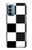 S2492 Black and White Check Hülle Schutzhülle Taschen für OnePlus Nord N200 5G