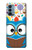 S2521 Cute Nerd Owl Cartoon Hülle Schutzhülle Taschen für OnePlus Nord N200 5G