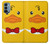 S2760 Yellow Duck Tuxedo Cartoon Hülle Schutzhülle Taschen für OnePlus Nord N200 5G