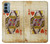 S2833 Poker Card Queen Hearts Hülle Schutzhülle Taschen für OnePlus Nord N200 5G