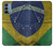 S3297 Brazil Flag Vintage Football Graphic Hülle Schutzhülle Taschen für OnePlus Nord N200 5G