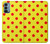 S3526 Red Spot Polka Dot Hülle Schutzhülle Taschen für OnePlus Nord N200 5G