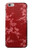 S3817 Red Floral Cherry blossom Pattern Hülle Schutzhülle Taschen für iPhone 6 6S