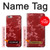 S3817 Red Floral Cherry blossom Pattern Hülle Schutzhülle Taschen für iPhone 6 6S