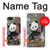 S3793 Cute Baby Panda Snow Painting Hülle Schutzhülle Taschen für iPhone 5 5S SE